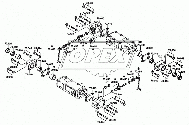 1304 307 177 Прокладка селектора КПП ZF